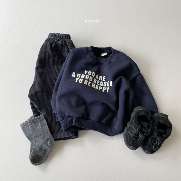 BONITO - Korean Children Fashion - #Kfashion4kids - Bebe Happy Sweatshirt - 6