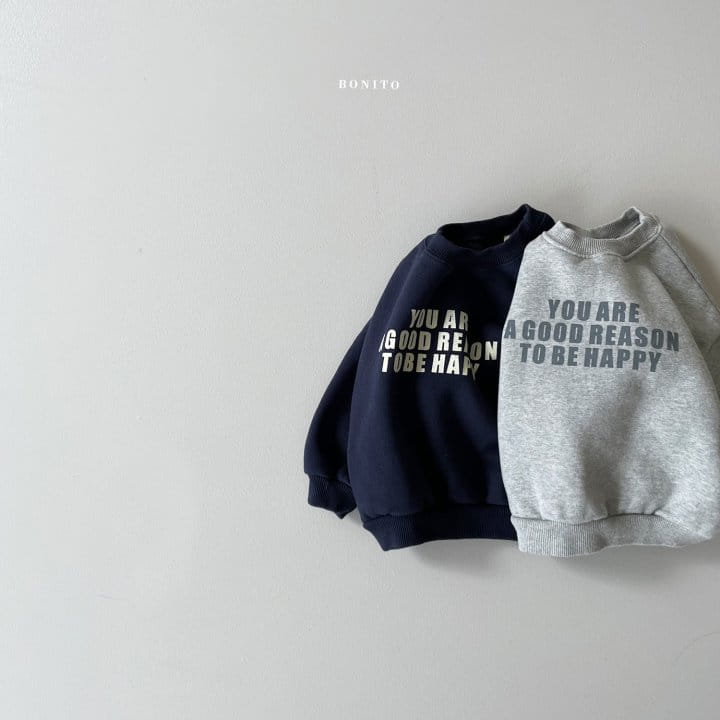 BONITO - Korean Children Fashion - #Kfashion4kids - Kid Happy Sweatshirt