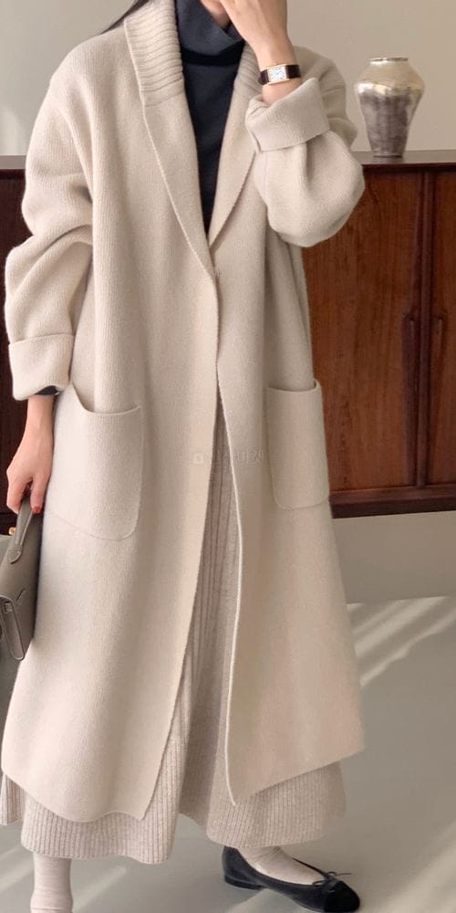 BOWEN - Korean Children Fashion - #Kfashion4kids - Cashimere Knit Coat - 3