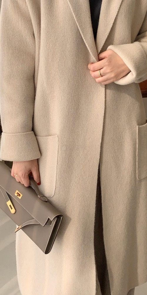 BOWEN - Korean Children Fashion - #Kfashion4kids - Cashimere Knit Coat - 4