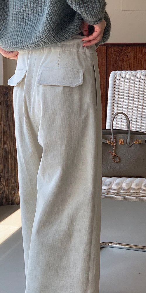 BOWEN - Korean Children Fashion - #Kfashion4kids - Corduroy Petti Pants - 2