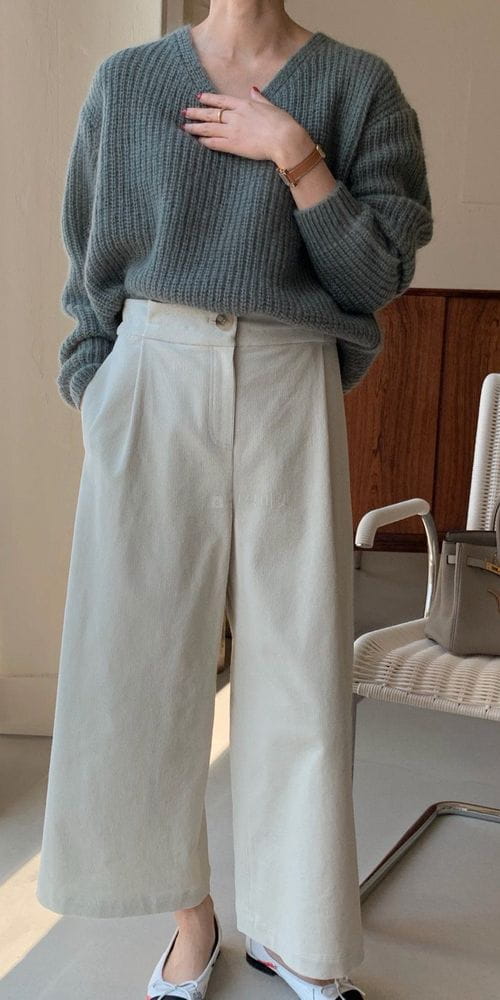 BOWEN - Korean Children Fashion - #Kfashion4kids - Corduroy Petti Pants - 3