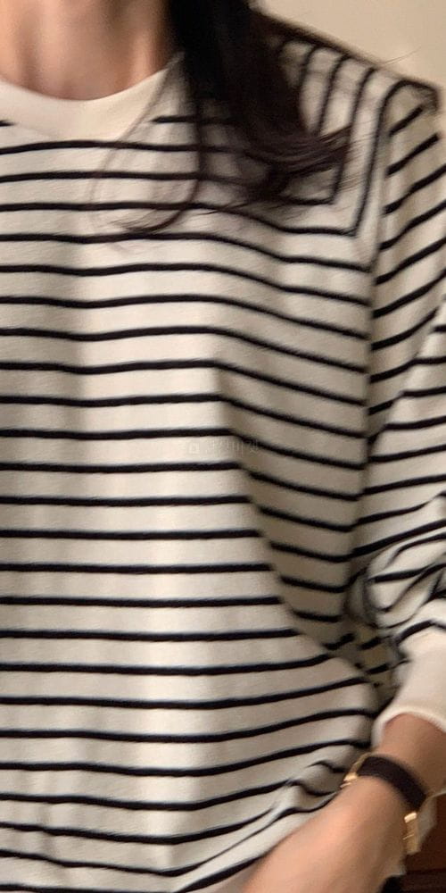 BOWEN - Korean Children Fashion - #Kfashion4kids - Terry Stripes Sweatshirt - 2