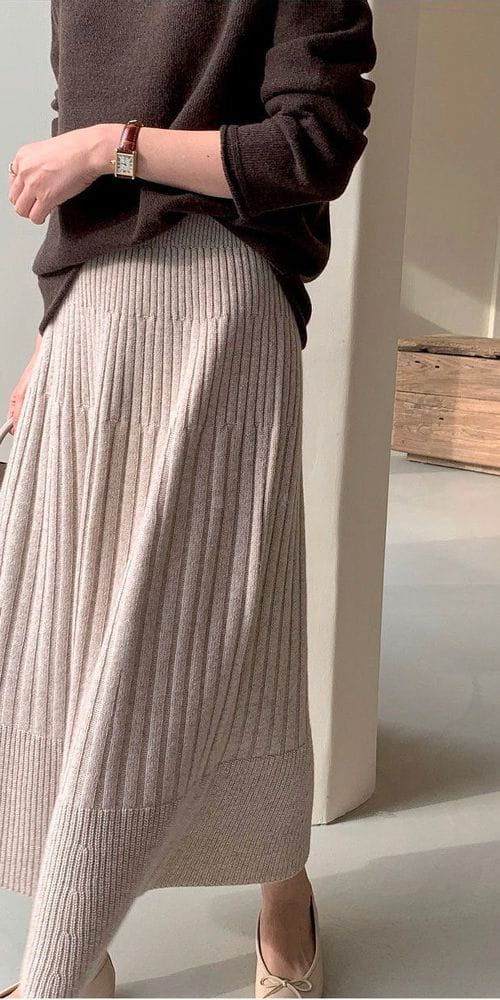 BOWEN - Korean Children Fashion - #Kfashion4kids - Cash Whole Skirt