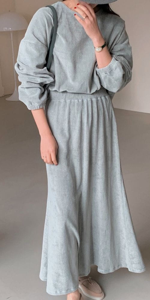 BOWEN - Korean Children Fashion - #Kfashion4kids - Terry Top Bottom Set - 9