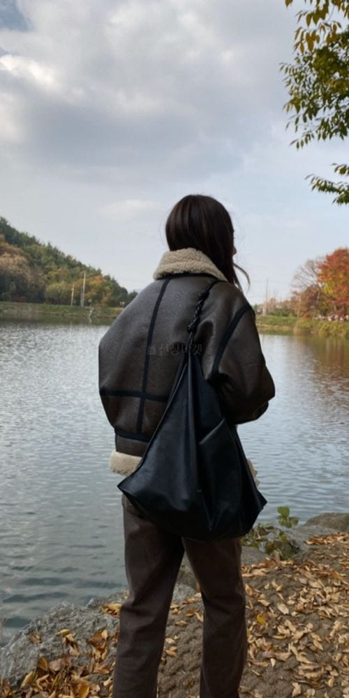 BREATHE - Korean Children Fashion - #Kfashion4kids - House Leather Jacket - 3