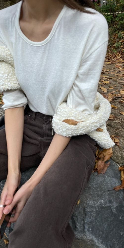 BREATHE - Korean Children Fashion - #Kfashion4kids - Winter U Neck Tee - 3