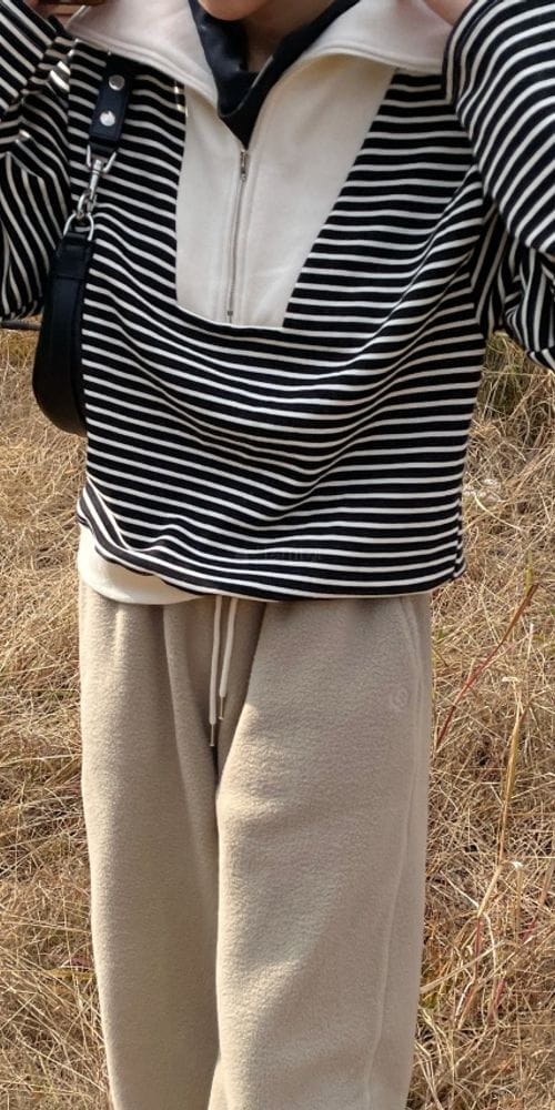 BREATHE - Korean Children Fashion - #Kfashion4kids - Boca Stripes Zip-up - 3