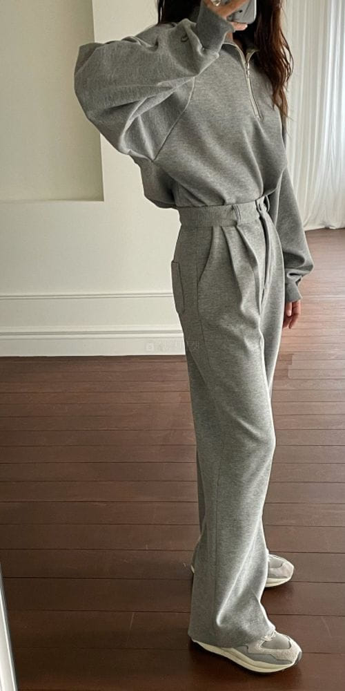 BREATHE - Korean Children Fashion - #Kfashion4kids - Fleece Buntto Pants - 8