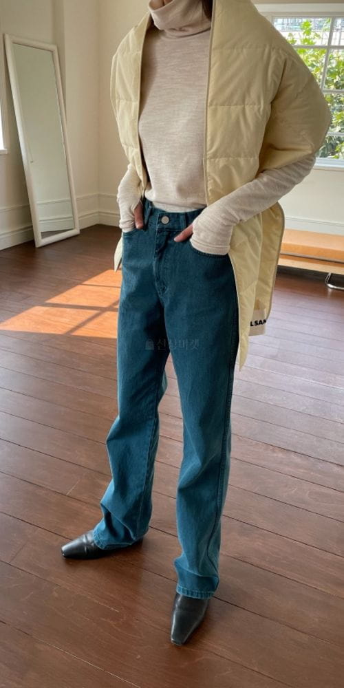 BREATHE - Korean Children Fashion - #Kfashion4kids - Fleece Dyeing Jeans