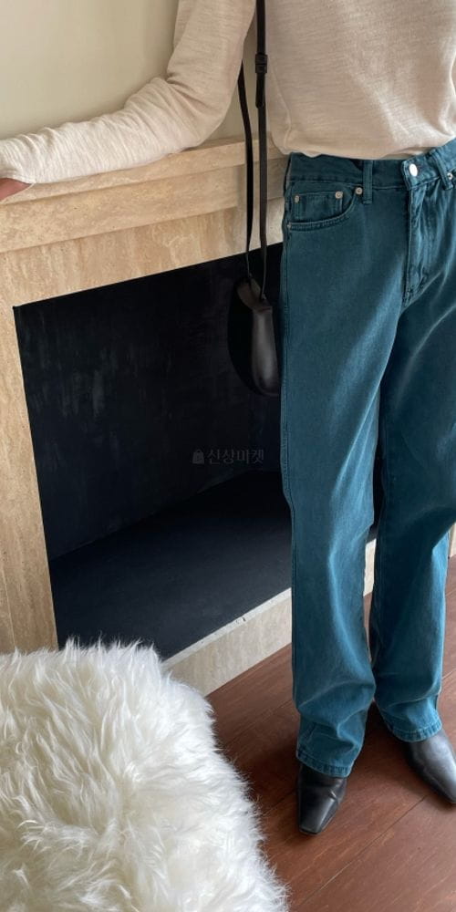 BREATHE - Korean Children Fashion - #Kfashion4kids - Fleece Dyeing Jeans - 4