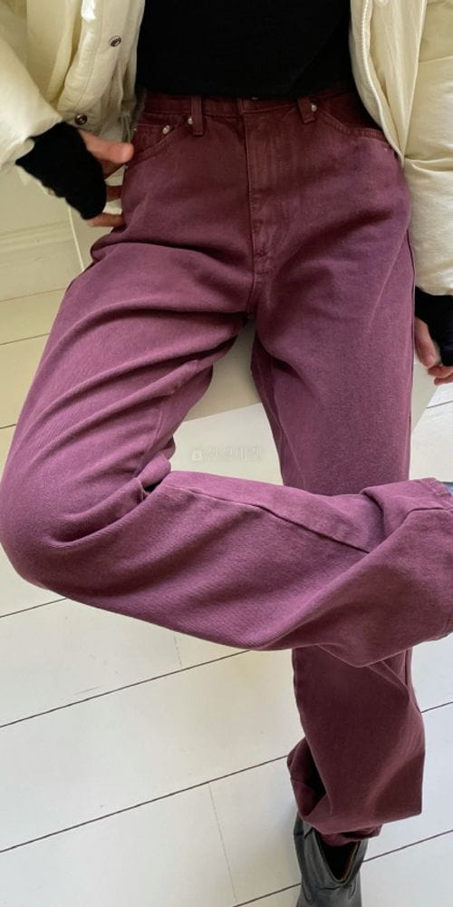 BREATHE - Korean Children Fashion - #Kfashion4kids - Fleece Dyeing Jeans - 5