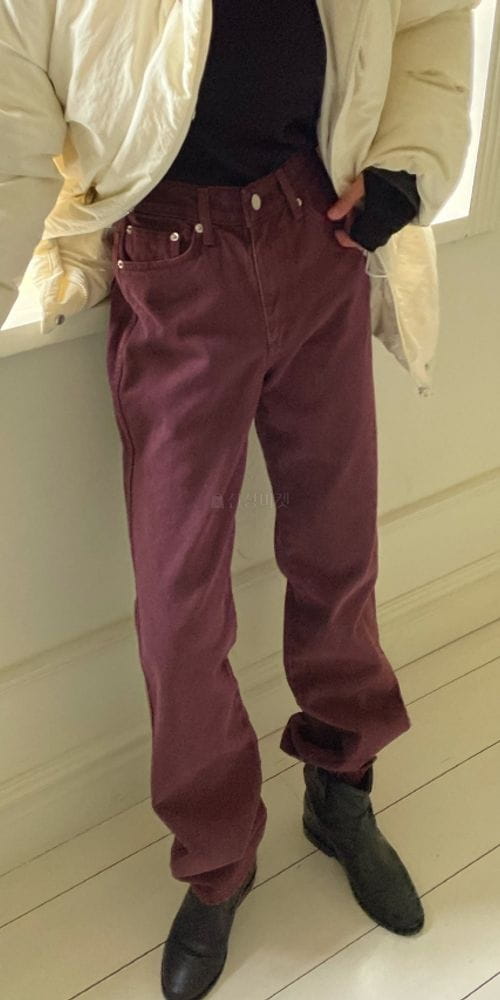 BREATHE - Korean Children Fashion - #Kfashion4kids - Fleece Dyeing Jeans - 7