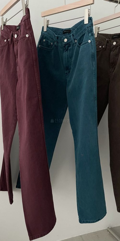 BREATHE - Korean Children Fashion - #Kfashion4kids - Fleece Dyeing Jeans - 9