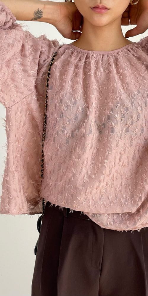BROWNS - Korean Children Fashion - #Kfashion4kids - Party Shirring Blouse