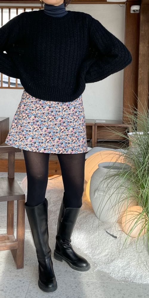 BROWNS - Korean Children Fashion - #Kfashion4kids - Flower Mini Skirt - 2