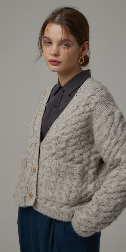 BROWNS - Korean Children Fashion - #Kfashion4kids - Twist Cardigan - 2