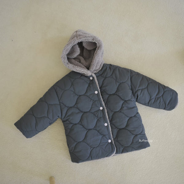 BUTTERCUP - Korean Children Fashion - #Kfashion4kids - Hori Bear Reversible Padding Jumper - 12