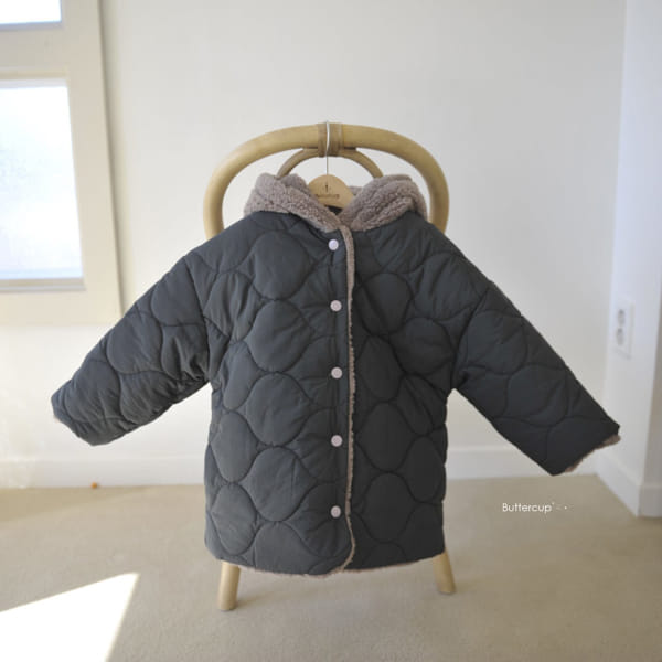 BUTTERCUP - Korean Children Fashion - #Kfashion4kids - Hori Bear Reversible Padding Jumper - 8