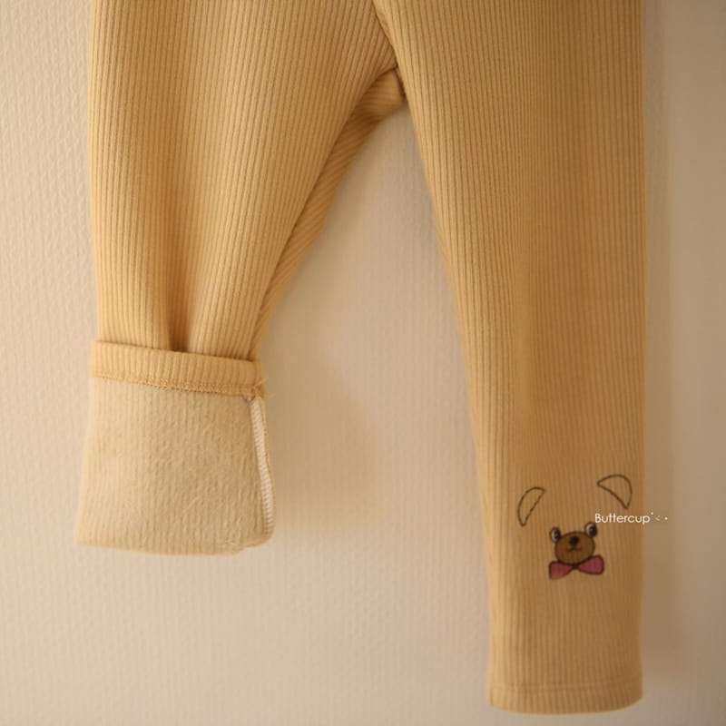 BUTTERCUP - Korean Children Fashion - #Kfashion4kids - Bear Bear Leggings - 3