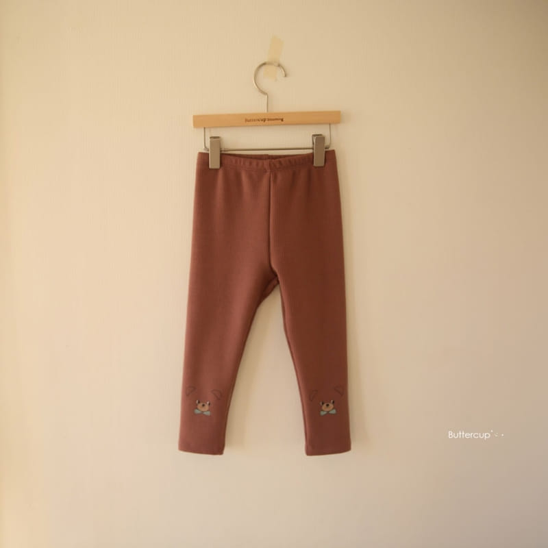 BUTTERCUP - Korean Children Fashion - #Kfashion4kids - Bear Bear Leggings - 4
