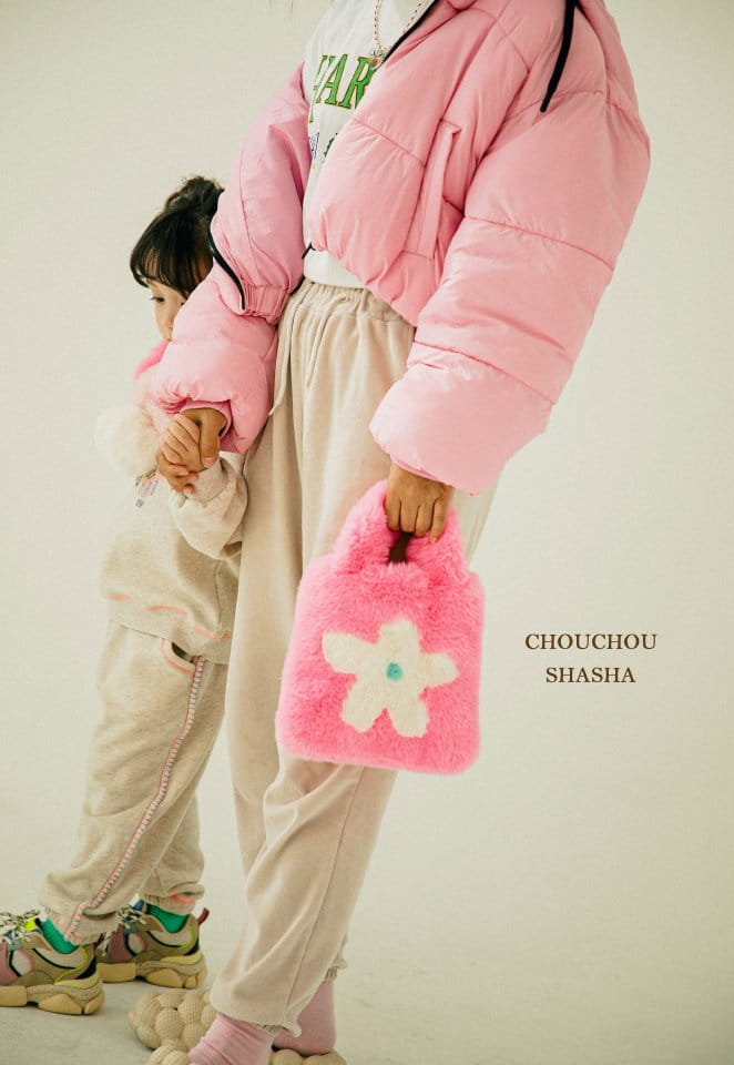 CHOUCHOU SHASHA - Korean Children Fashion - #Kfashion4kids - Flower Fluffy Bag - 2