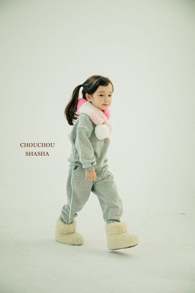 CHOUCHOU SHASHA - Korean Children Fashion - #Kfashion4kids - Bell Fluffy Muffler