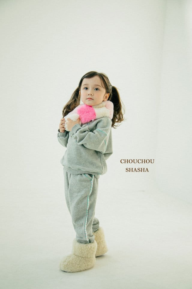 CHOUCHOU SHASHA - Korean Children Fashion - #Kfashion4kids - Bell Fluffy Muffler - 2
