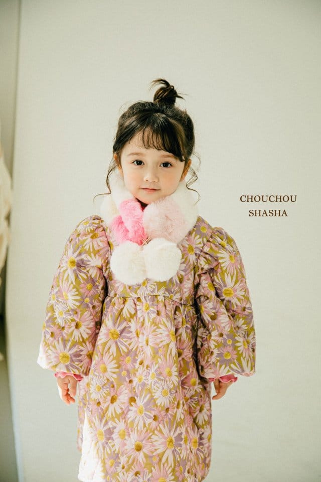 CHOUCHOU SHASHA - Korean Children Fashion - #Kfashion4kids - Bell Fluffy Muffler - 3