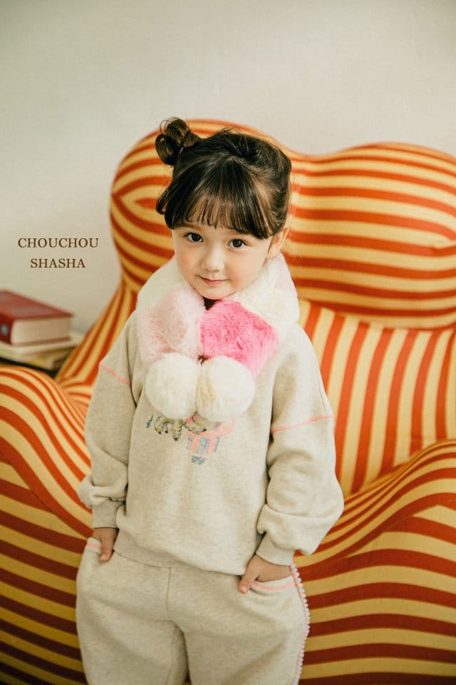 CHOUCHOU SHASHA - Korean Children Fashion - #Kfashion4kids - Bell Fluffy Muffler - 6