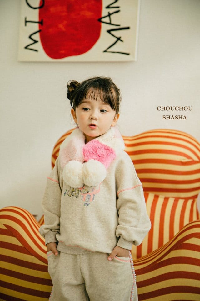 CHOUCHOU SHASHA - Korean Children Fashion - #Kfashion4kids - Bell Fluffy Muffler - 7