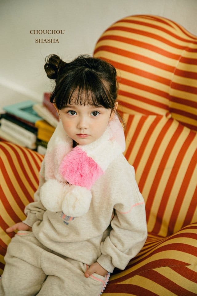 CHOUCHOU SHASHA - Korean Children Fashion - #Kfashion4kids - Bell Fluffy Muffler - 8