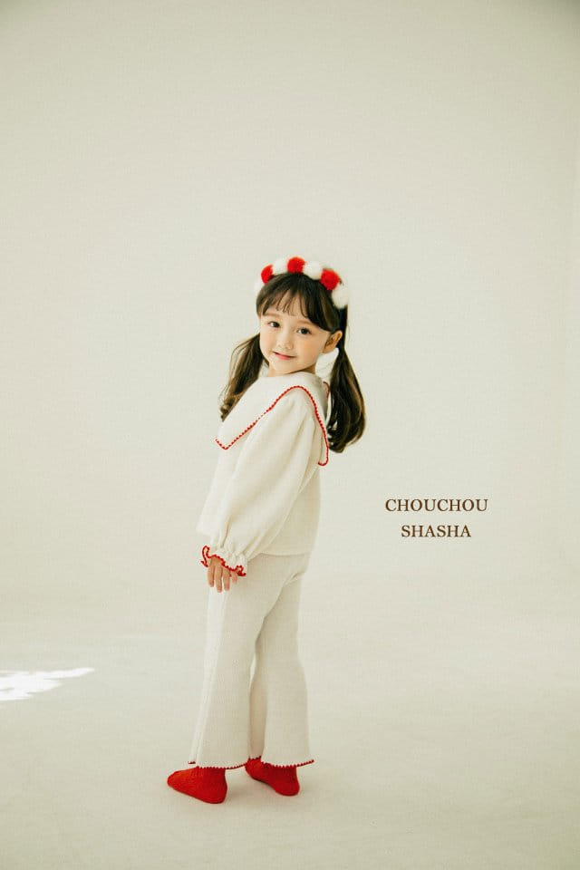 CHOUCHOU SHASHA - Korean Children Fashion - #Kfashion4kids - Melo Top Bottom Set - 5