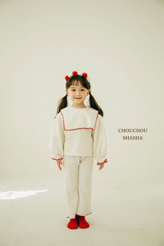 CHOUCHOU SHASHA - Korean Children Fashion - #Kfashion4kids - Melo Top Bottom Set - 8