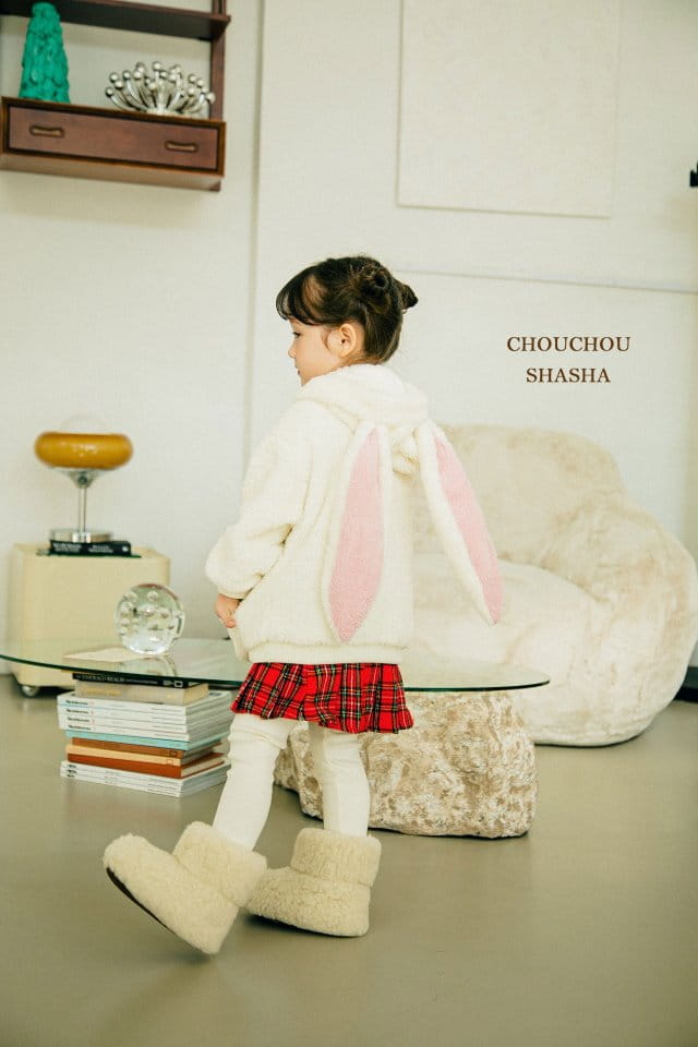 CHOUCHOU SHASHA - Korean Children Fashion - #Kfashion4kids - Check Skirt