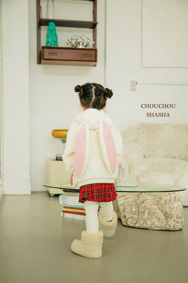 CHOUCHOU SHASHA - Korean Children Fashion - #Kfashion4kids - Check Skirt - 2