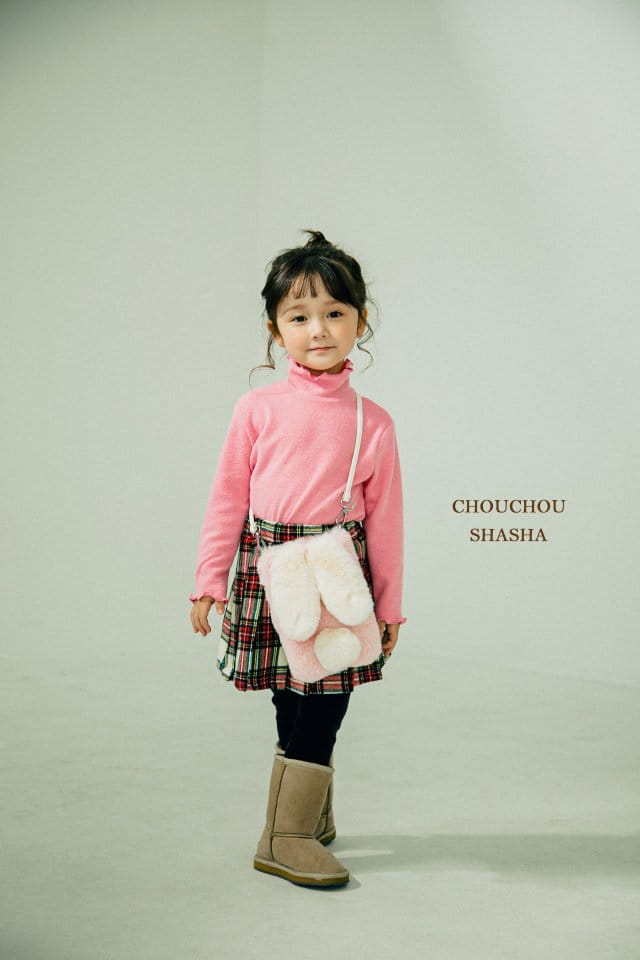 CHOUCHOU SHASHA - Korean Children Fashion - #Kfashion4kids - Check Skirt - 9