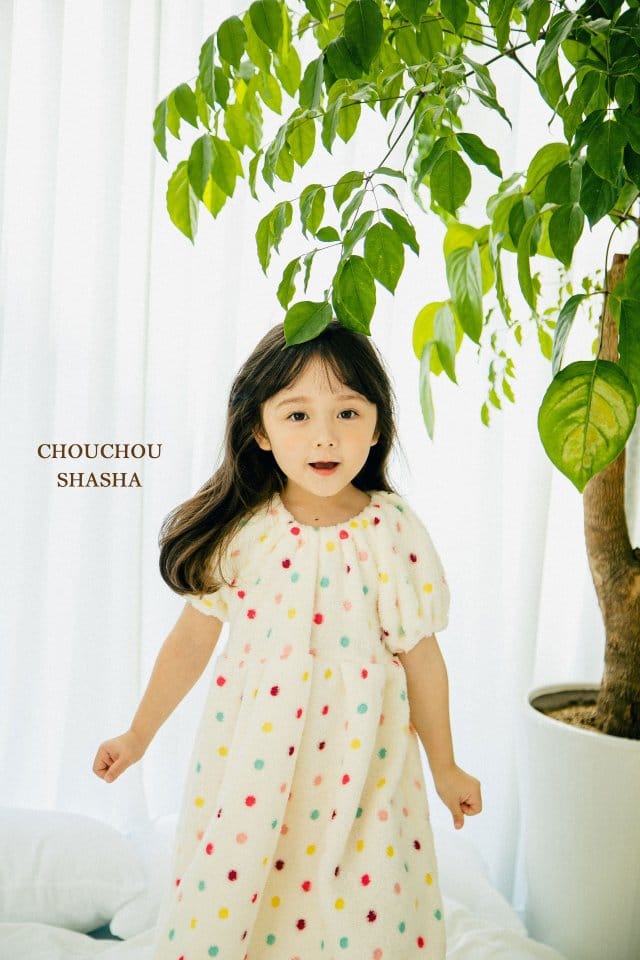 CHOUCHOU SHASHA - Korean Children Fashion - #Kfashion4kids - Dot Slip One-piece - 10