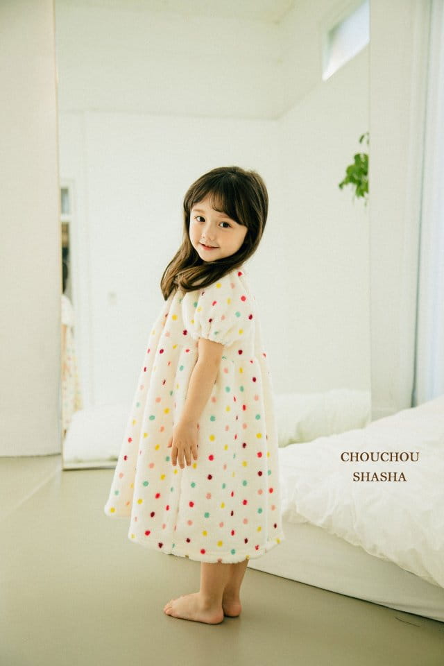 CHOUCHOU SHASHA - Korean Children Fashion - #Kfashion4kids - Dot Slip One-piece - 11