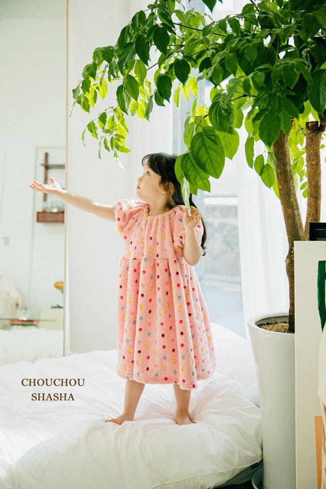 CHOUCHOU SHASHA - Korean Children Fashion - #Kfashion4kids - Dot Slip One-piece - 2
