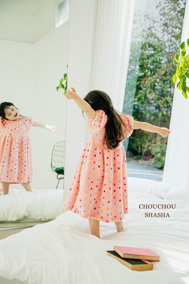 CHOUCHOU SHASHA - Korean Children Fashion - #Kfashion4kids - Dot Slip One-piece - 4