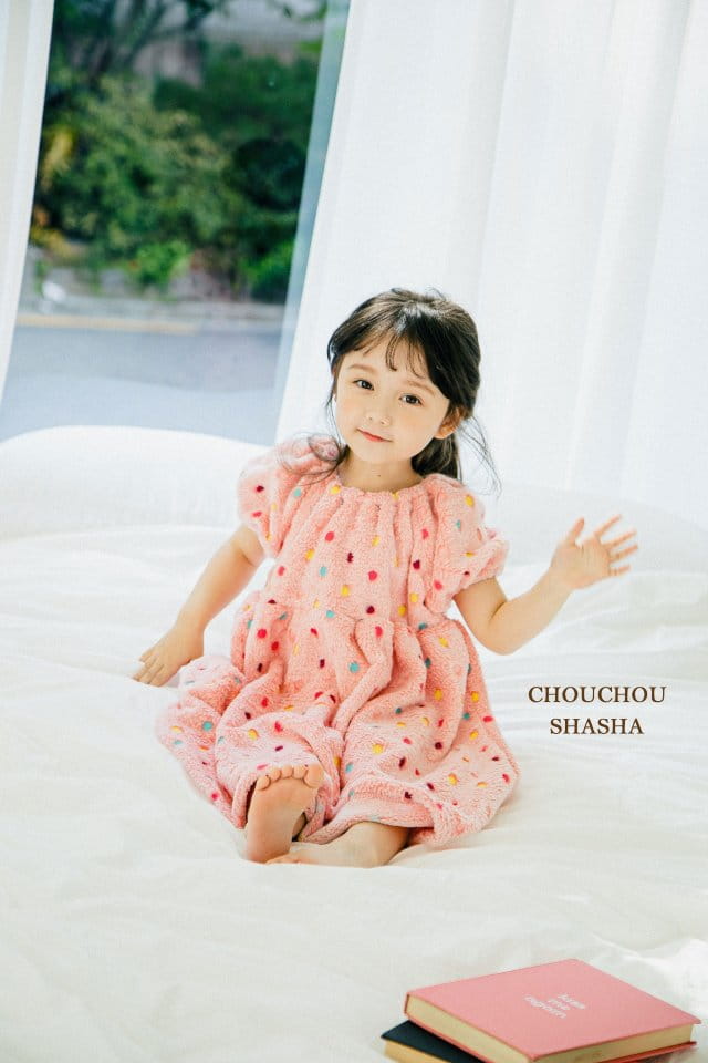 CHOUCHOU SHASHA - Korean Children Fashion - #Kfashion4kids - Dot Slip One-piece - 5
