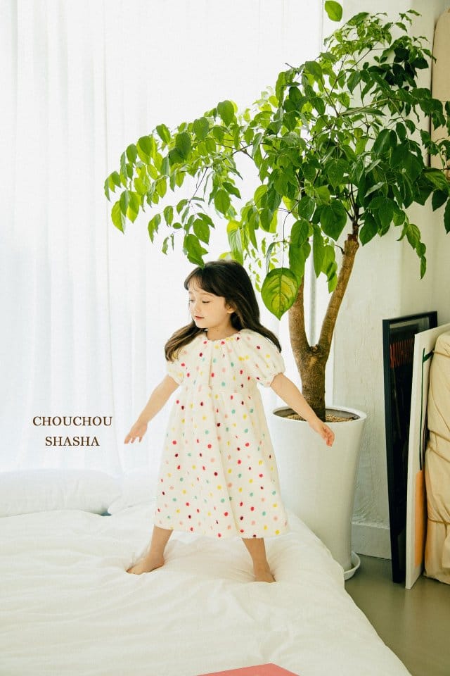 CHOUCHOU SHASHA - Korean Children Fashion - #Kfashion4kids - Dot Slip One-piece - 9