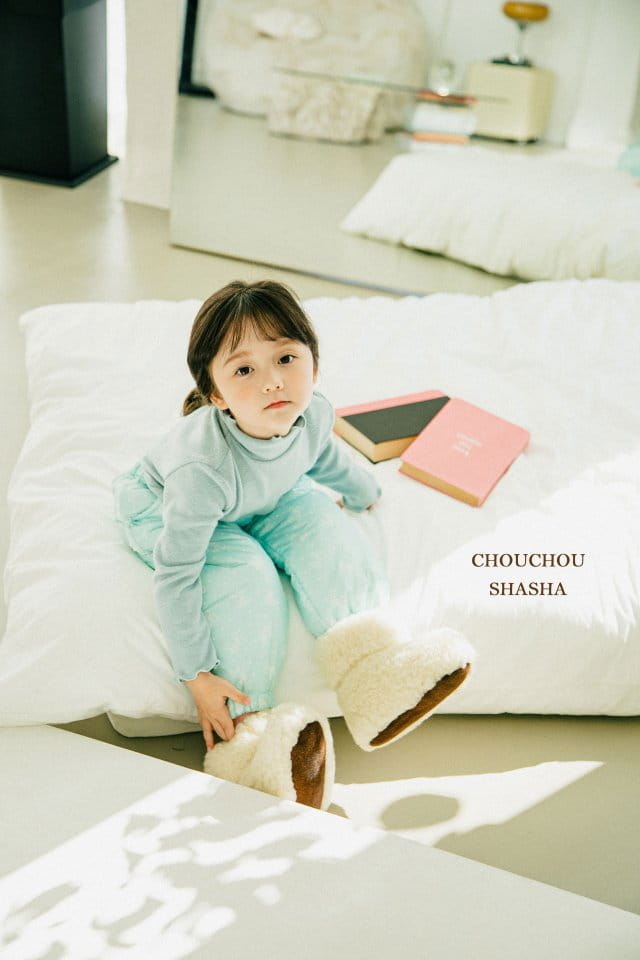 CHOUCHOU SHASHA - Korean Children Fashion - #Kfashion4kids - Sha Sha Fleece Turtleneck - 6