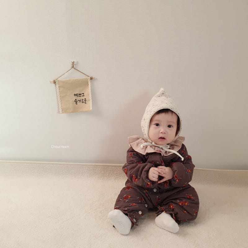 CHOUCREAM - Korean Children Fashion - #Kfashion4kids - Padding Flower Frill Bodysuit - 9