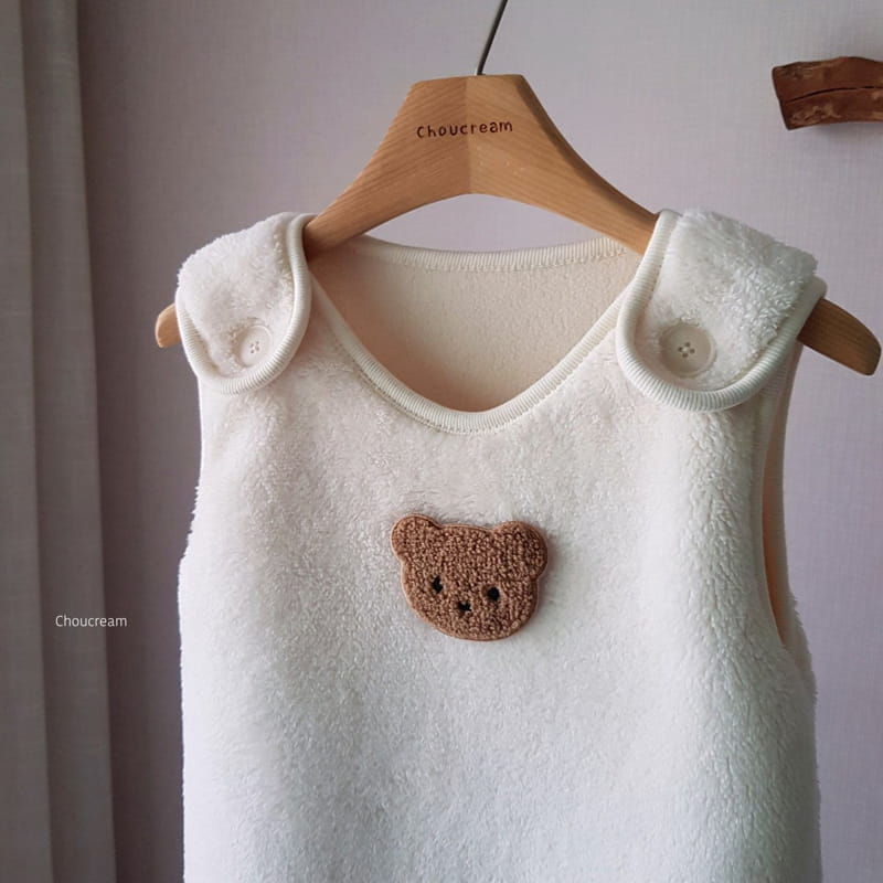 CHOUCREAM - Korean Children Fashion - #Kfashion4kids - Baby Bear Sleep Vest - 2