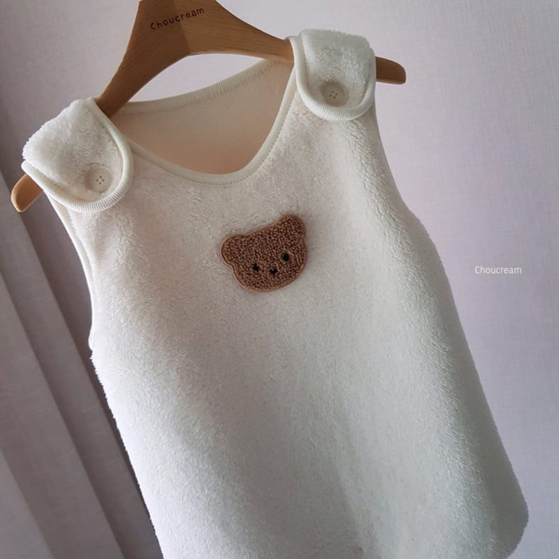 CHOUCREAM - Korean Children Fashion - #Kfashion4kids - Baby Bear Sleep Vest - 3