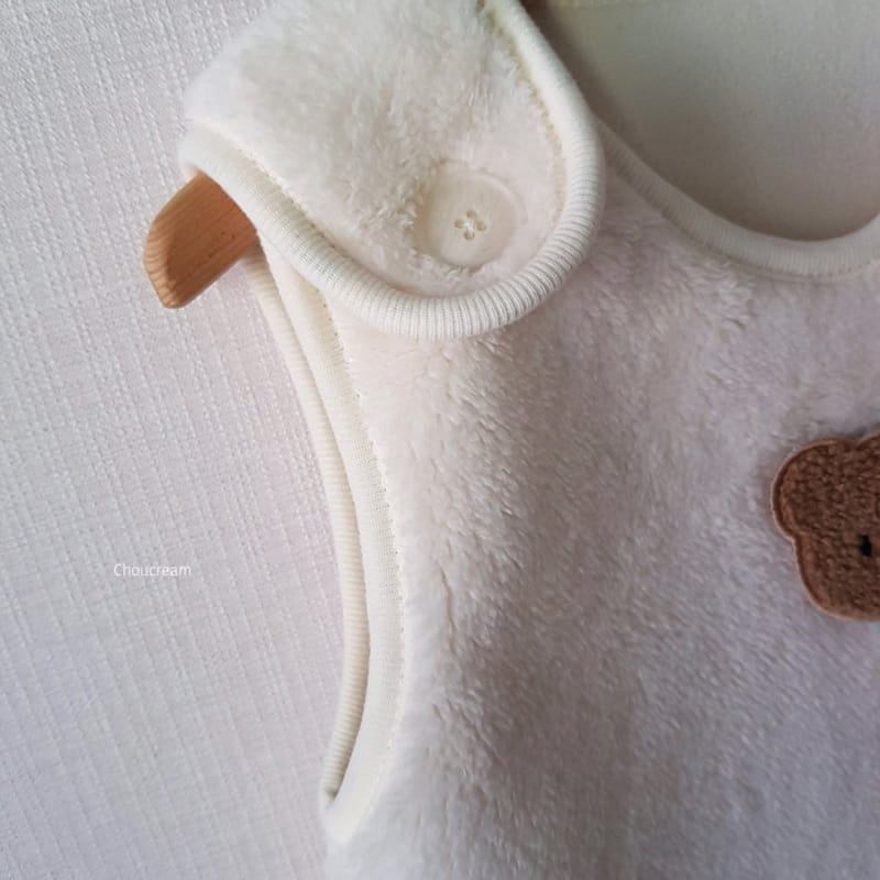 CHOUCREAM - Korean Children Fashion - #Kfashion4kids - Baby Bear Sleep Vest - 5