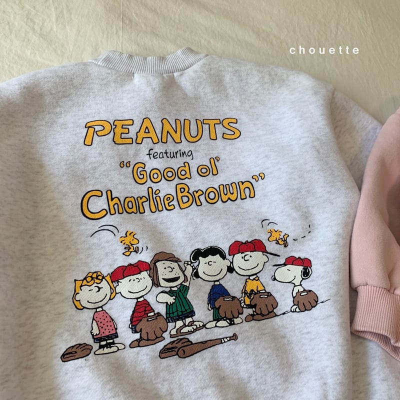CHOUETTE - Korean Children Fashion - #Kfashion4kids - Charlie Friends Sweatshirt - 12