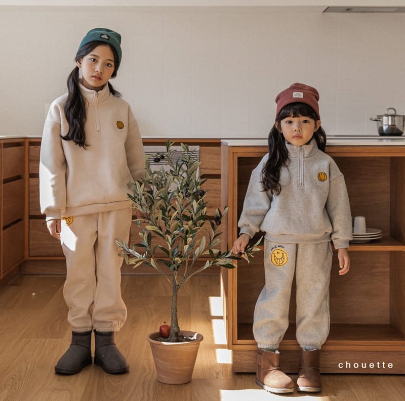 CHOUETTE - Korean Children Fashion - #Kfashion4kids - Smile Anorak Sweatshirt - 2